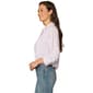 Petite Democracy 3/4 Tucked Sleeve Button Down Blouse - image 3