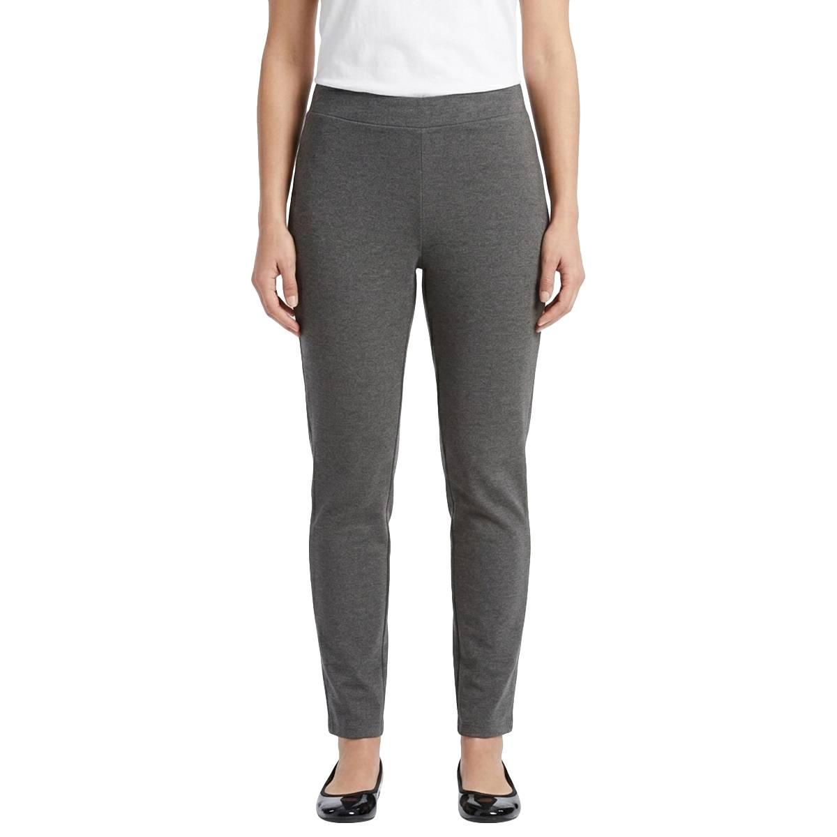 Womens Preswick & Moore® Pull On Solid Slim Leg Casual Pants