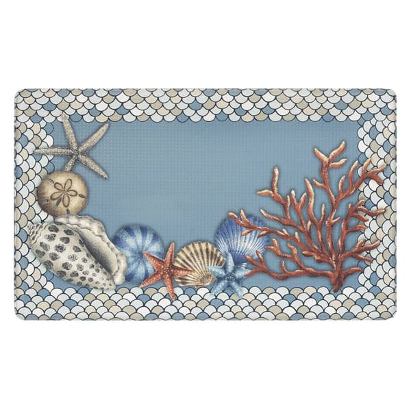 Achim Decorative Anti Fatigue Coastal Mat - image 