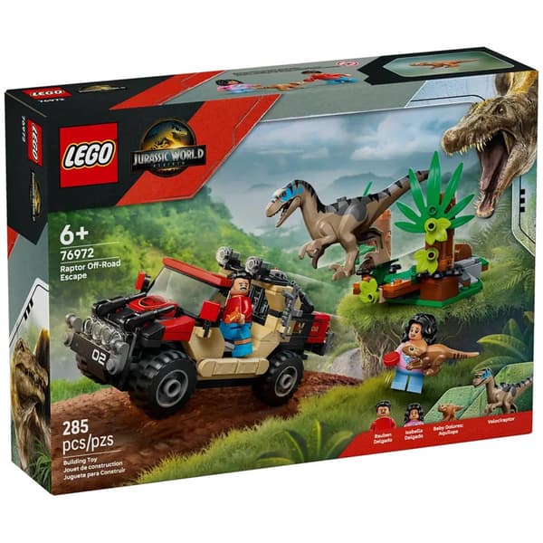 LEGO&#40;R&#41; Jurassic World Raptor Off-Road Escape Building Kit - image 