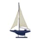 9th & Pike® Dark Blue Wood Coastal Sail Sculpture - image 8