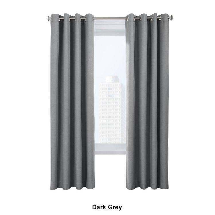 Thermaplus™ Ventura Grommet Curtain Panel Pair - 52 Width