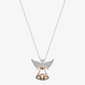 Shine CZ Mom Angel Pendant Necklace - image 1