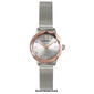 Womens Ellen Tracy Faceted Bezel Glass Mini Mesh Watch - ET5394GU - image 3