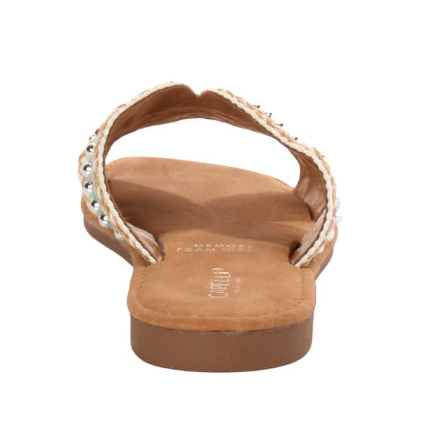 Womens Capelli New York Woven Beaded Slides