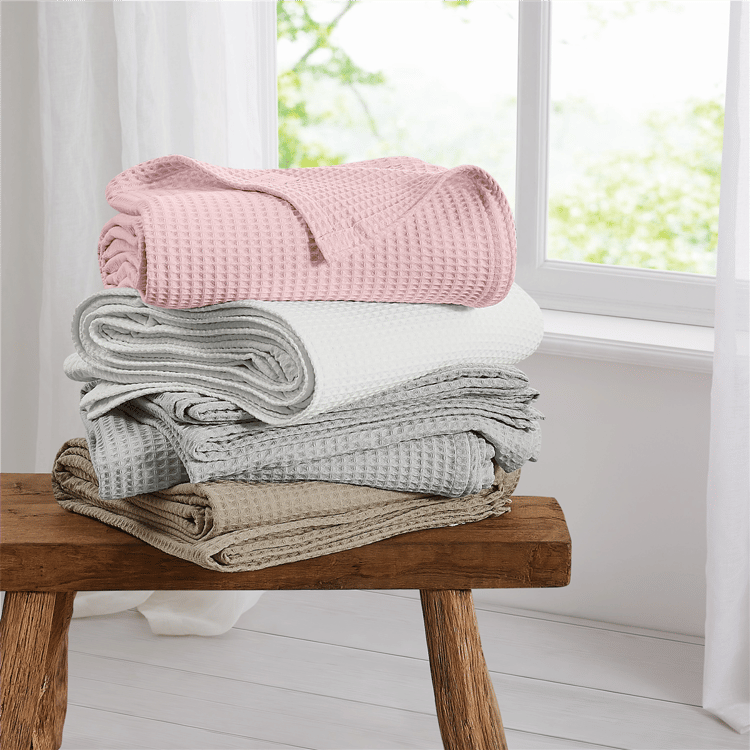 The Farmhouse by Rachel Ashwell Cotton Waffle Blanket