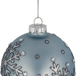 Northlight Seasonal Snowflake Ball Christmas Ornaments - Set of 2