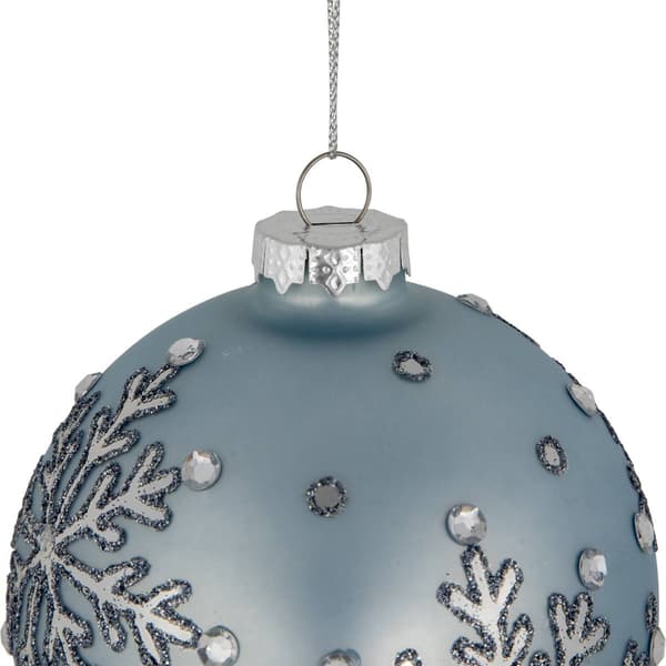 Northlight Seasonal Snowflake Ball Christmas Ornaments - Set of 2