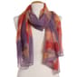 Womens Renshun Muted Silky Chiffon Oblong Scarf - image 2
