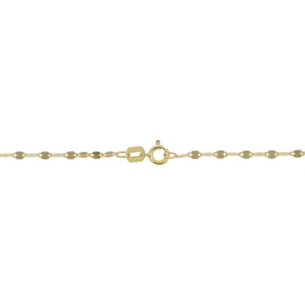 Gold Classics&#8482; 16in. 10ky. Yellow Gold Mirror Flat Link Chain