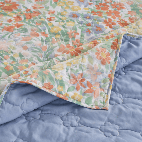 Greenland Home Fashions™ Alice Pastel Floral Meadow Throw Blanket