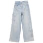 Girls (7-14) YMI(R) Wide Leg Bow Patchwork Jeans - image 1