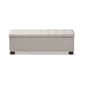 Baxton Studio Roanoke Upholstered Storage Ottoman Bench - image 5