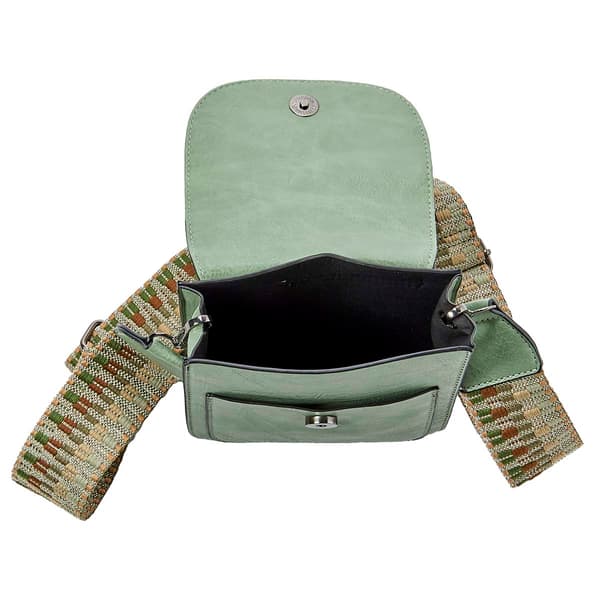 Sam & Hadley Guitar Strap Embossed Studded Crossbody