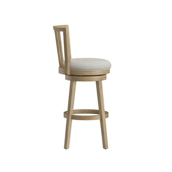 HH2 Home Garlington Wood Swivel Windsor Adjustable Height Stool