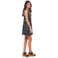 Juniors Love Tree Crepon Floral V-Neck Tiered Mini Sun Dress - image 4