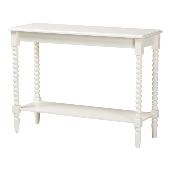 Baxton Studio Bayard Console Table with Bobbin Legs - image 
