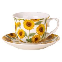 Home Essentials Sunflower Chintz Cup/Saucer