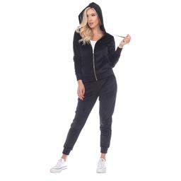 Womens White Mark 2pc. Velour Tracksuit Set