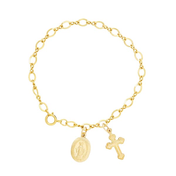 Our Lady of Guadalupe and Cross Bracelet - image 