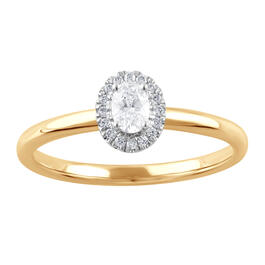 Nova Star&#40;R&#41; 1/4ctw. Lab Grown Diamond 10kt. Gold Engagement Ring
