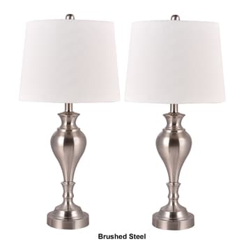 Fangio Lighting 27in. Pair Metal Lamps - Boscov's