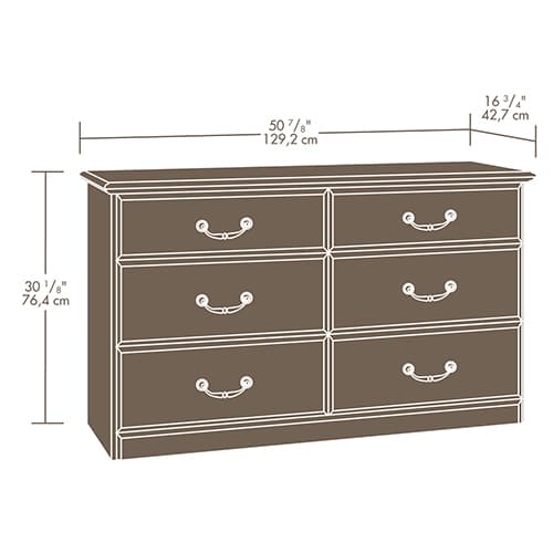 Sauder Orchard Hills Dresser - Carolina Oak