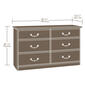 Sauder Orchard Hills Dresser - Carolina Oak - image 2