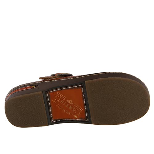 Womens L’Artiste by Spring Step Aneria Clogs- Camel