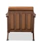 Baxton Studio Bianca Modern Wood & Leather Effect Lounge Chair - image 4
