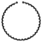 Athra Black Rhodium Spiral Bead & Crystal Coil Bracelet - image 2