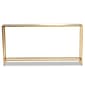 Baxton Studio Alessa Gold Finished Metal & Mirrored Glass Table - image 2
