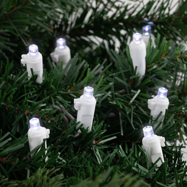 Northlight 50ct. White LED 16.25ft. Christmas String Lights