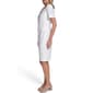Womens Calvin Klein Short Sleeve 1/2 Zip Crepe Sheath Dress - image 3