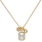 April Birthstone Crystal Charm Pendant Necklace - image 2