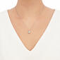 Gemstone Classics&#8482; White Topaz 10ky. & Sterling Silver Pendant - image 3