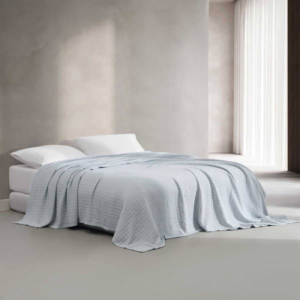 Calvin Klein Essential Garment Washed Cotton Coverlet