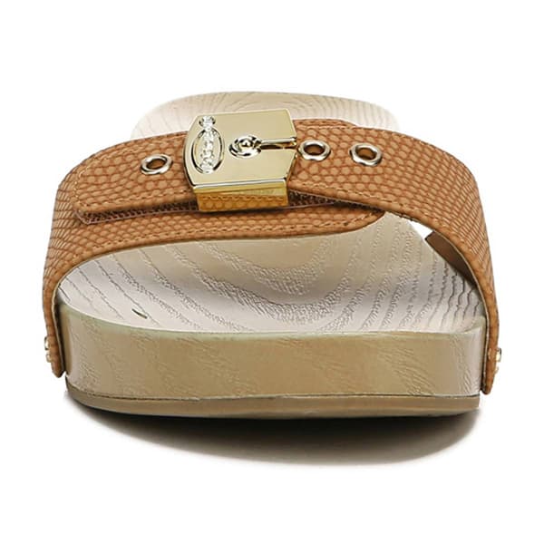 Womens Dr. Scholl's Classic Snake Print Slide Sandals