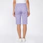 Womens Napa Valley Ditsy Floral Button Loop Bermuda Shorts - image 2