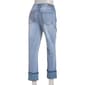 Womens Bleu Denim Roll Cuff Denim Jeans - image 2