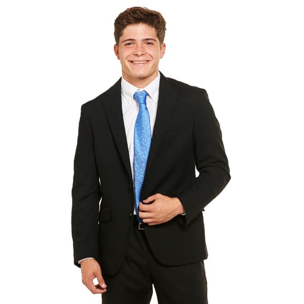 Mens Kenneth Cole(R) Reaction(tm) Solid Slim Fit Suit Jacket - Black