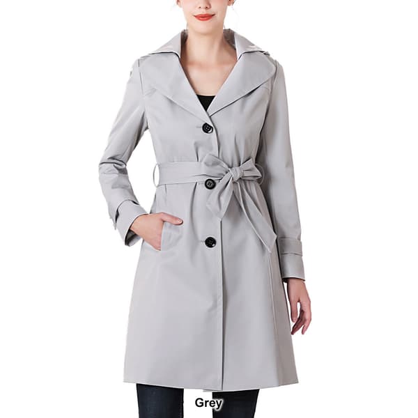 Womens BGSD Waterproof Belted Trench Coat