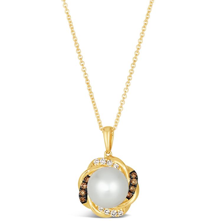 Le Vian® Vanilla Pearls™ Diamond Pendant Necklace
