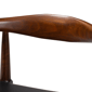 Baxton Studio Eira Walnut Wood Counter Stool - Set of 2 - image 4
