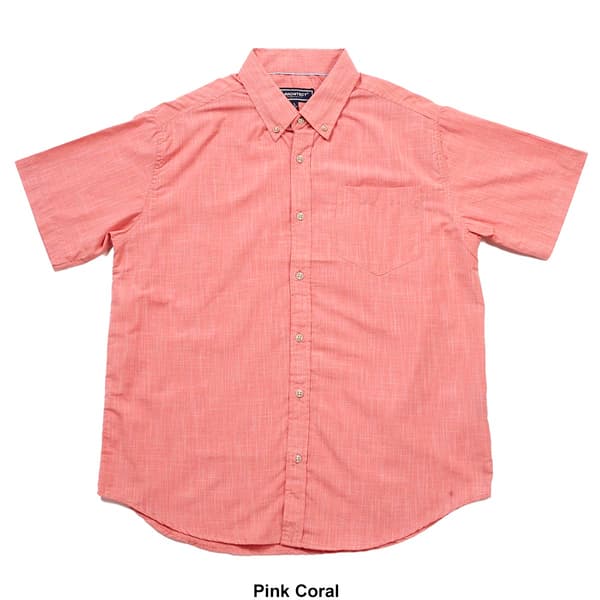 Mens Architect&#174; Cross Hatch Short Sleeve Button Down Shirt
