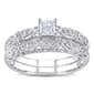 Loveblooms(tm) White Gold 1/3ctw. Diamond Bridal Ring Set - image 1