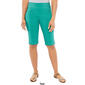 Womens Hearts of Palm Bright This Way Solid Tech Stretch Capris - image 3