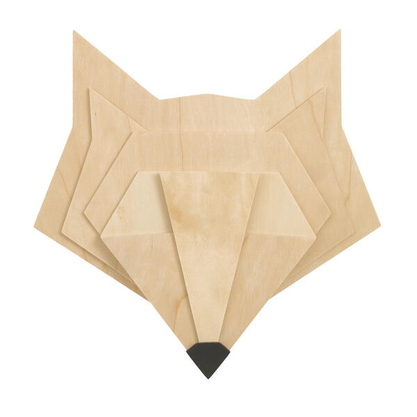 Little Love by NoJo Wood Layered Fox Wall Decor - image 