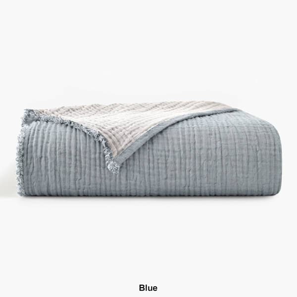 Truly Soft Textured Organic Throw Blanket