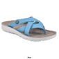 Womens Cliffs by White Mountain Banksy Slide Strappy Sandals - image 9